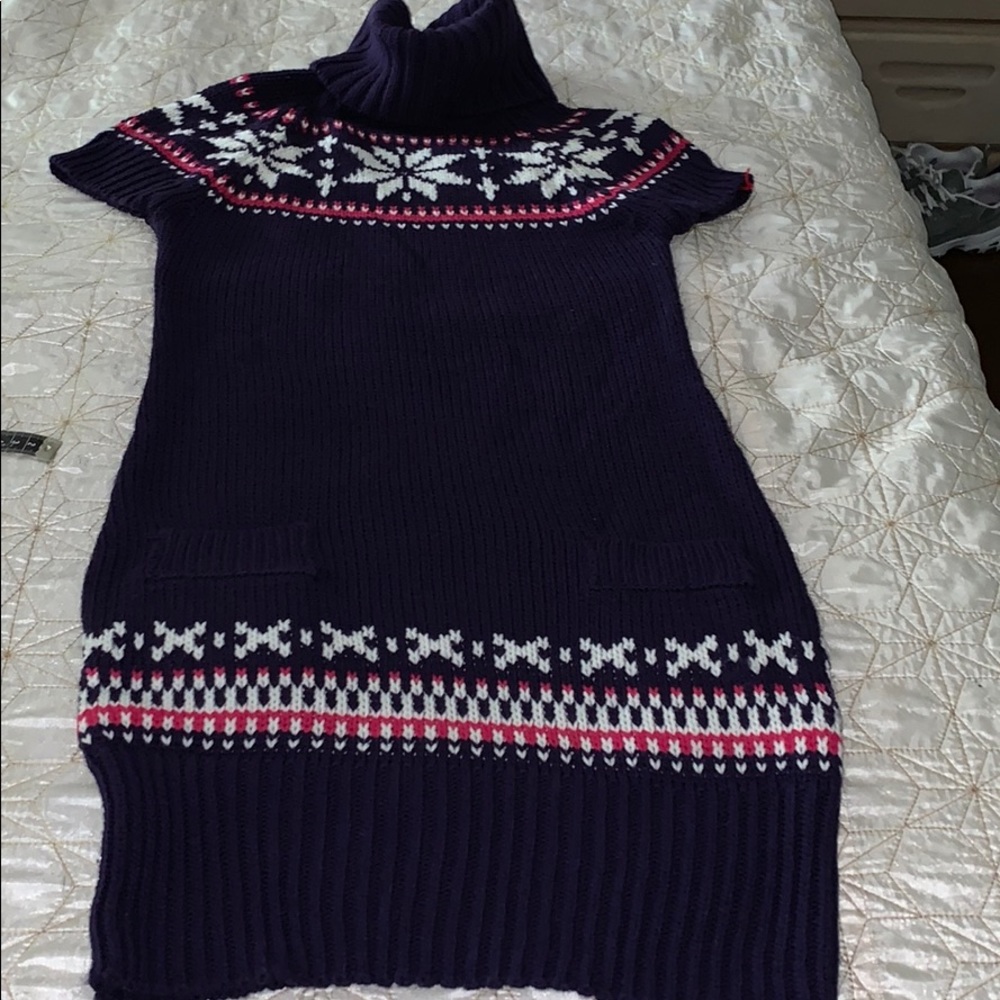 Rue 21 purple sweater dress - cap sleeves